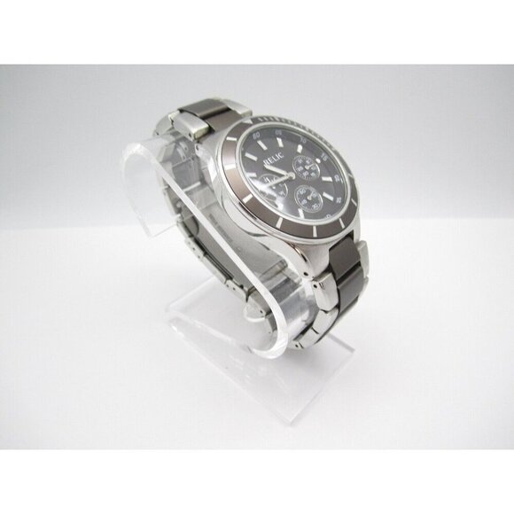 Men Relic Quartz 50m WR Analog 41mm Round Watch (H562) "New Battery" - Picture 4 of 10